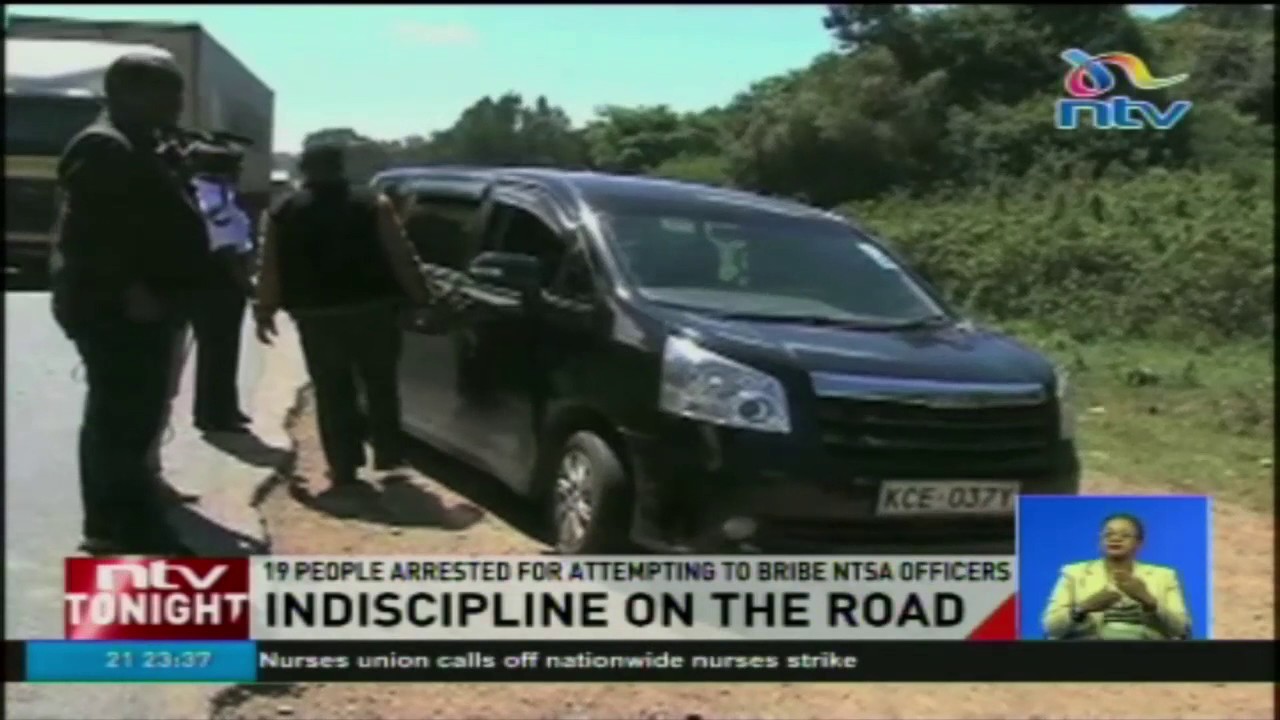 19 people arrested for attempting to bribe NTSA officers