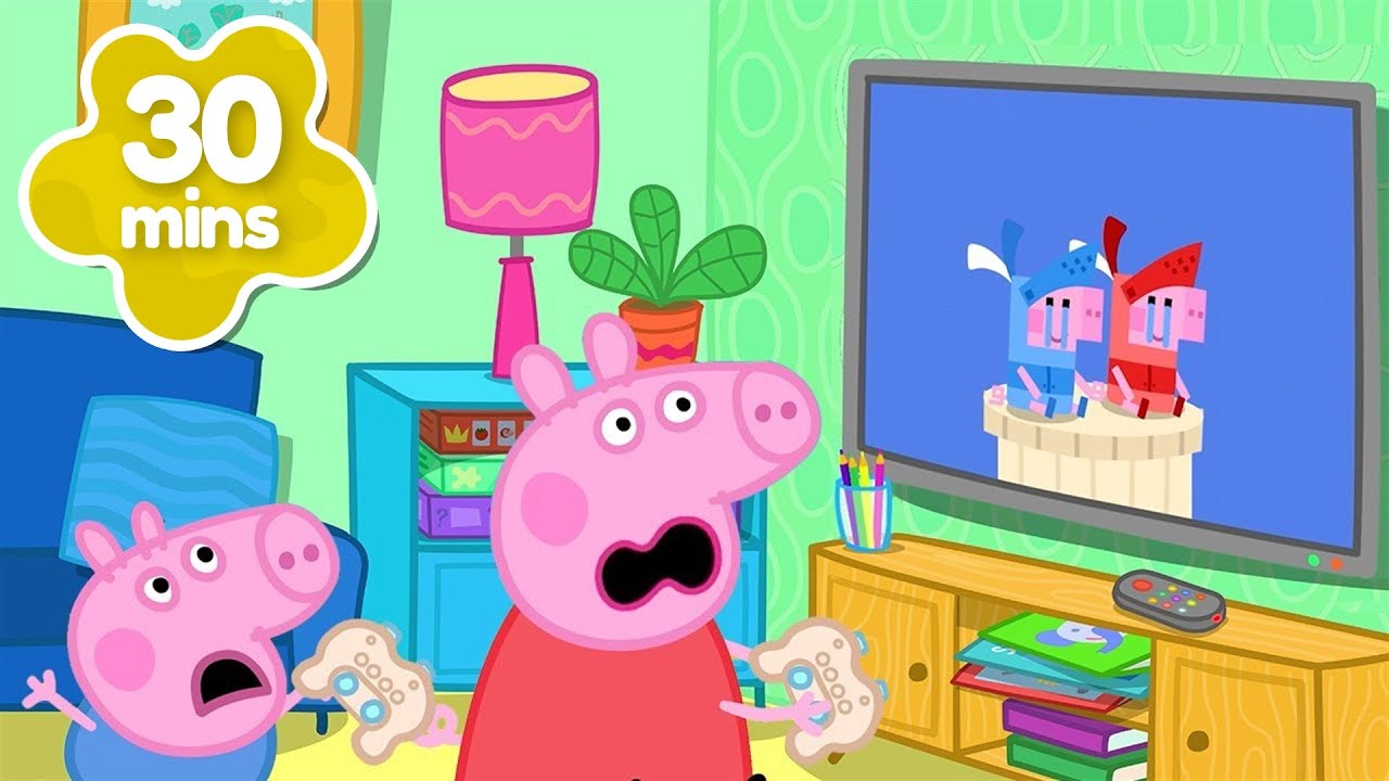 Peppa's IMPOSSIBLE Video Game ???? George Can't Play! ???? BRAND NEW Peppa Pig Episodes 