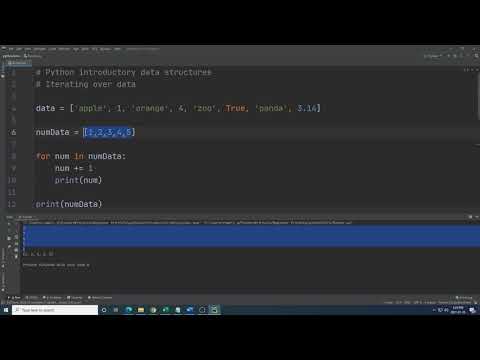 CP12 Python - Iterating Over Data Structures