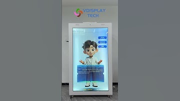 Human Size 75inch 3D Touch HOLOBOX #aihuman  #digitalhuman   #holobox  #holographicdisplay