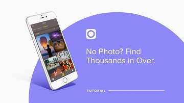 No photo? No problem! Find thousands of FREE TO USE photos with Unsplash in Over