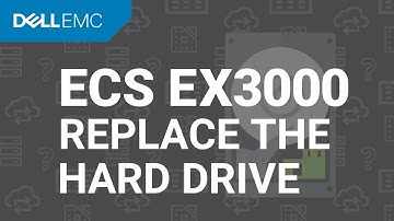 Replace a ECS EX3000 Appliance HDD