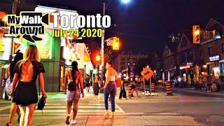 Hey guys, this is a toronto night walk video filmed on july 24 2020,
starting off at the base of cn tower. heads northbound up john str...