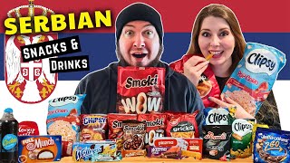 Foreigners try SERBIAN SNACKS for the FIRST TIME! 🇷🇸