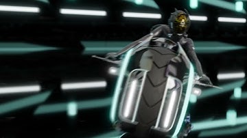 Tron Light Cycle Fanmade In Blender