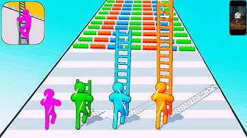 Satisfying Mobile Game Ladder Masters Top Gameplay Walkthrough Max Speed Run Update All Levels