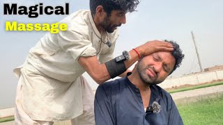Asmr Magical Head Massage Relaxing Massage After Heavy Work Amazing Trick By Sajju Master 