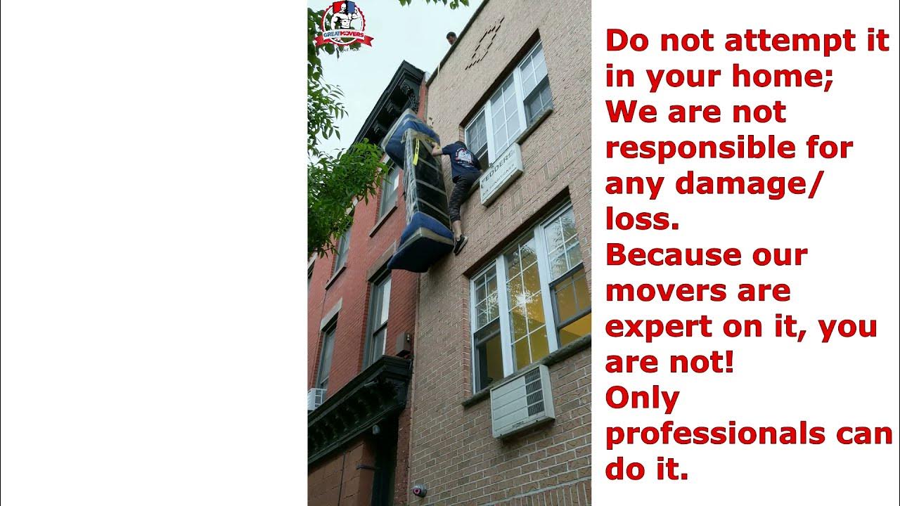 How To Move A Sofa / Couch Narrow Stair How To Pull Sofa Into Apartment Outside Of Wall