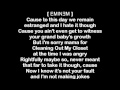 Eminem Headlights ft Nate Ruess HD &amp; Lyrics