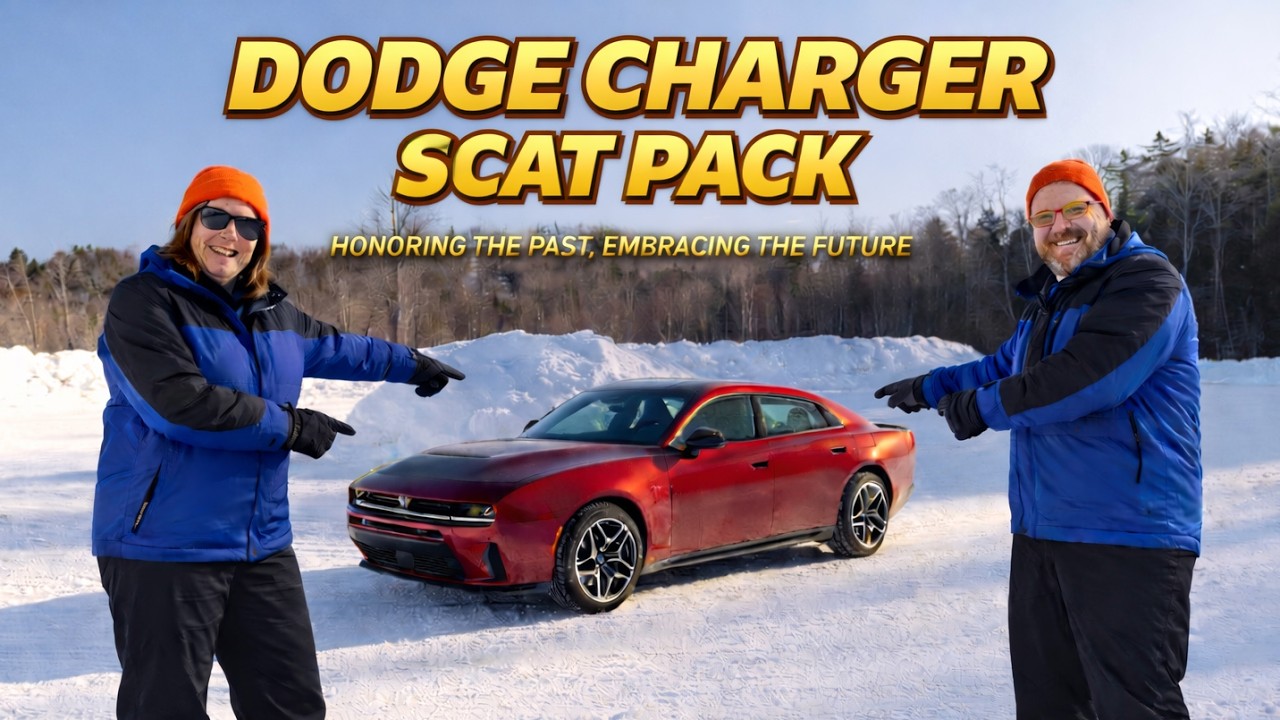 Test Miles drives the new 2026 Dodge Charger Scat Pack to see how well it performs not just on snow-laden surfaces, but how it honors the past, while embracing the future.