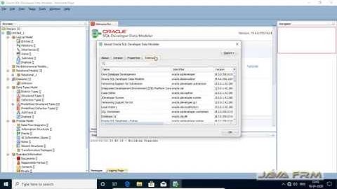 Oracle SQL Developer Data Modeler 19.4 Installation on Windows 10 using Oracle JDK 11