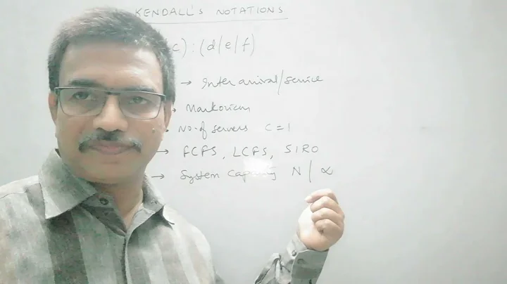 Kendall's Notation | Description of Queuing Models | Operations Research | Markovian Process
