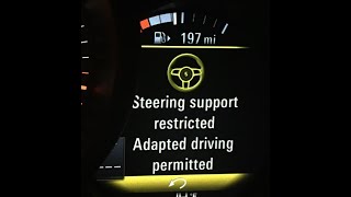 Porsche Steering Support Fix "Restricted Adapted Driving Permitted" works for VW, Audi, and porsche