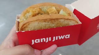 The Latest Review of Janji Jiwa: Salted Egg Chicken Lite Jiwa Toast (Price Rp. 26,000)