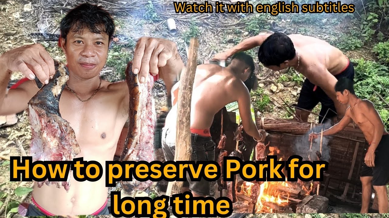 WARNING⚠️this video is for Pork lover only. || How to preserve pork|| Nicobari tribal cooking