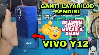 Cara Ganti dan Bongkar Pasang Lcd Vivo Y12.