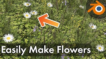 Easily Make Flowers from your own Pictures | Blender Tutorial