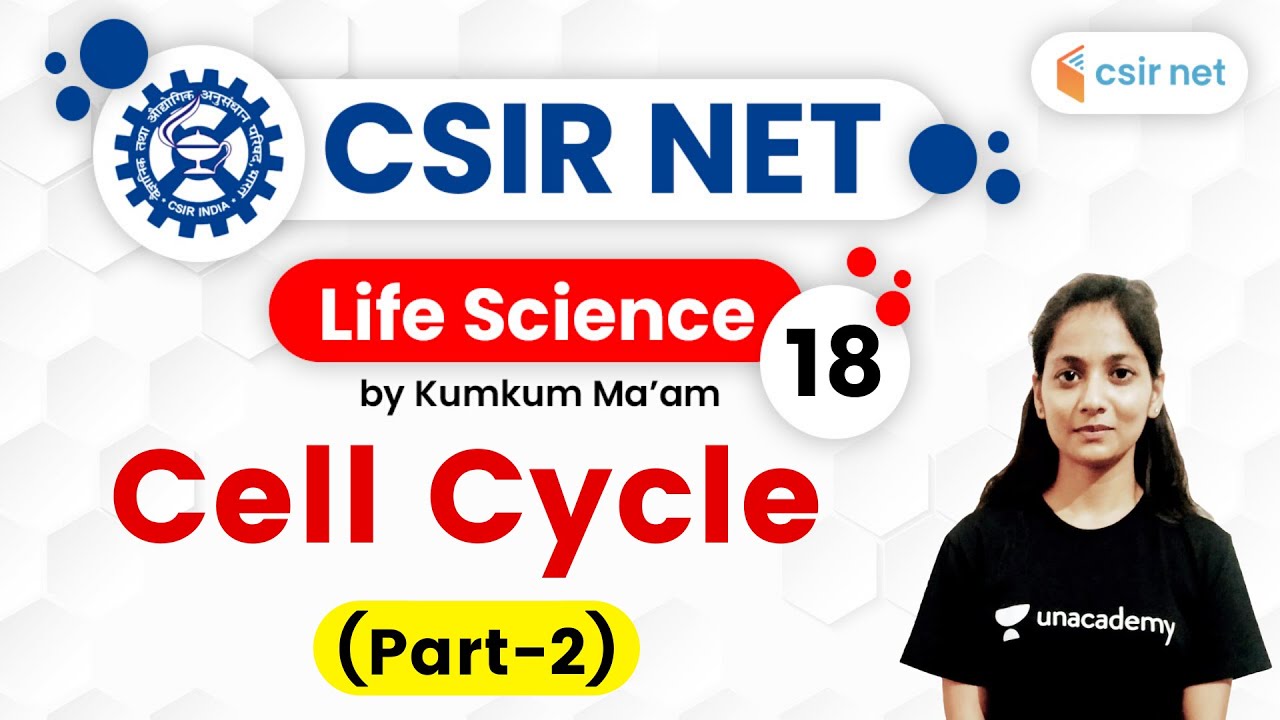 04:00 PM - CSIR UGC NET 2020 | Life Science by Kumkum Ma'am | Cell Cycle (Part-2)