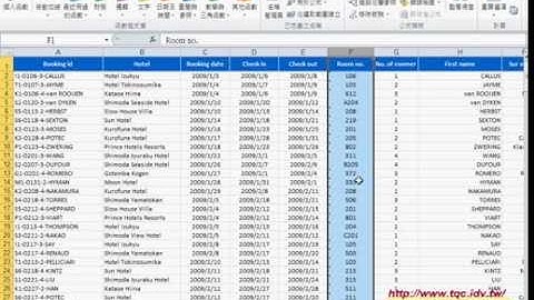 03 範例VLOOKUP飯店管理解答帳單清單BILL LIST