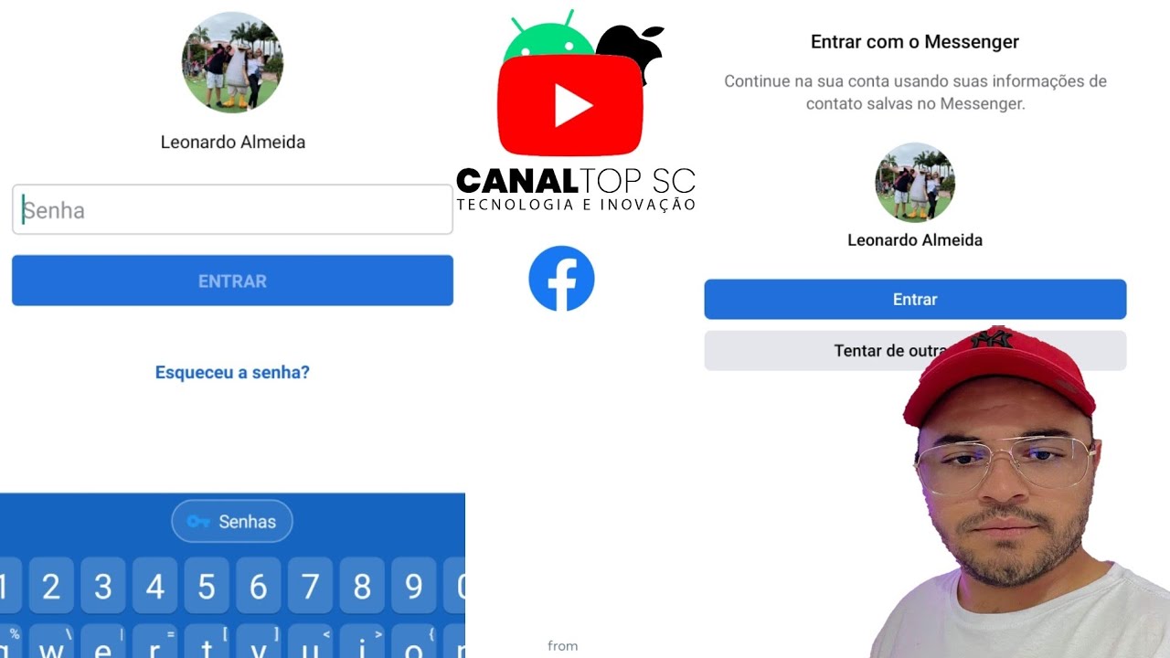 Facebook: Como Entrar Direto > Login Rápido