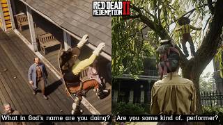 Strangers React to Arthurs Weird Acts | RDR2