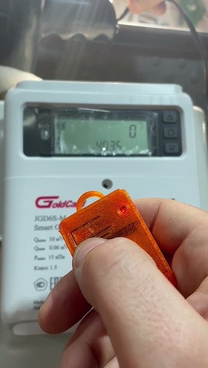 Jgd4s m как снять показания Как остановить счетчик газа Gold Card JGD6S-M Smart Gas Meter - YouTube