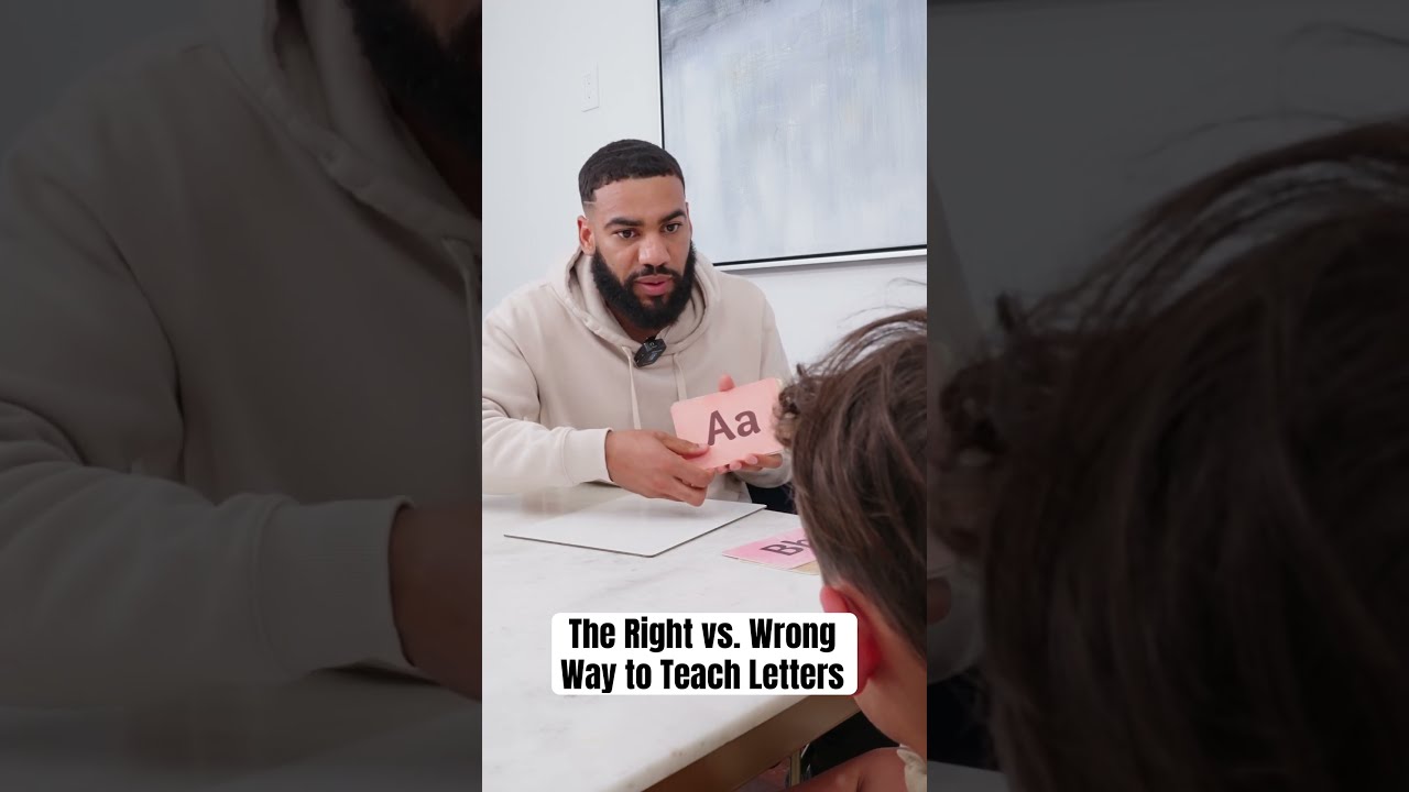The Right Vs Wrong Way To Teach Letters Shorts