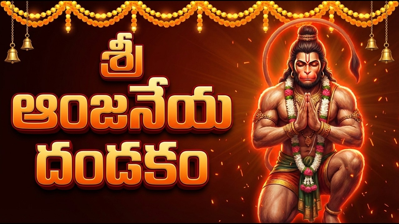 శ్రీ అంజనేయ దండకం | Sri Hanuman Dandakam || Anjaneya Dandakam In Telugu | Bhakti Patalu