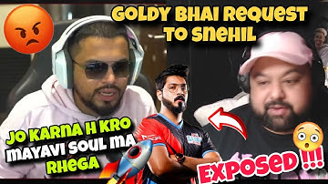 Goldy Bhai exposed Admino 😲? Sid angry 😡 Mayavi Hacking Allegations 🚨 Thug | Mayavi leaving Soul 🤔