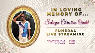 Celebrating the life of Selwyn Christian Oudit.