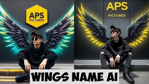 How to Create 3D Ai Wings Name Image | Treding Wing Name Video Editing | Bing image creator