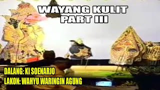 WAYANG KULIT LUCU DALANG KI SUNARYO I WAHYU WARINGIN AGUNG PART III  #kisenonugroho #kianomsuroto