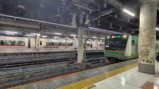 上野発　E233系 3000番台・着　E657系