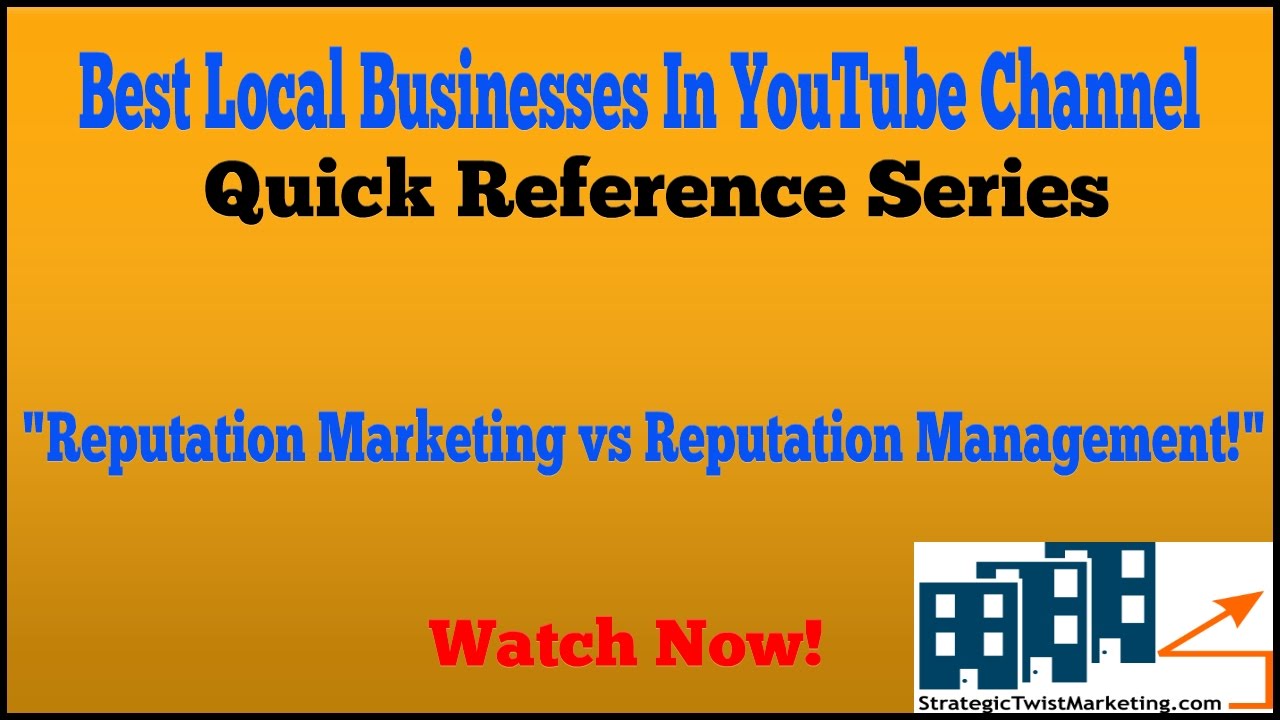 Reputation Marketing vs Reputation Management