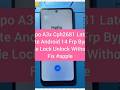 Oppo A3x frp unlock 💯% work #trendingshorts
