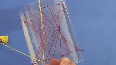 How to make a hyperboloid out of string