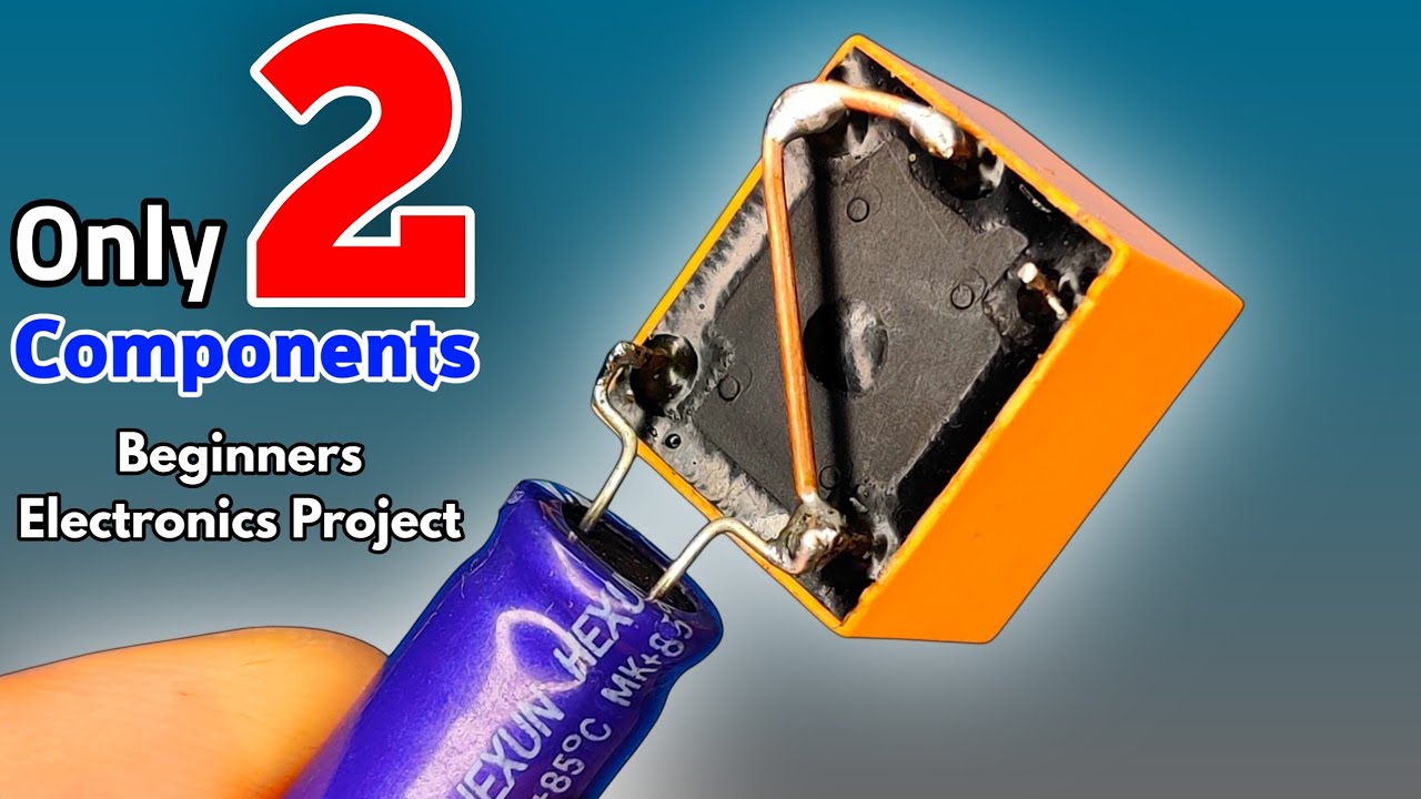 Only 2 Components Helpful Electronics Projects for Beginners - YouTube