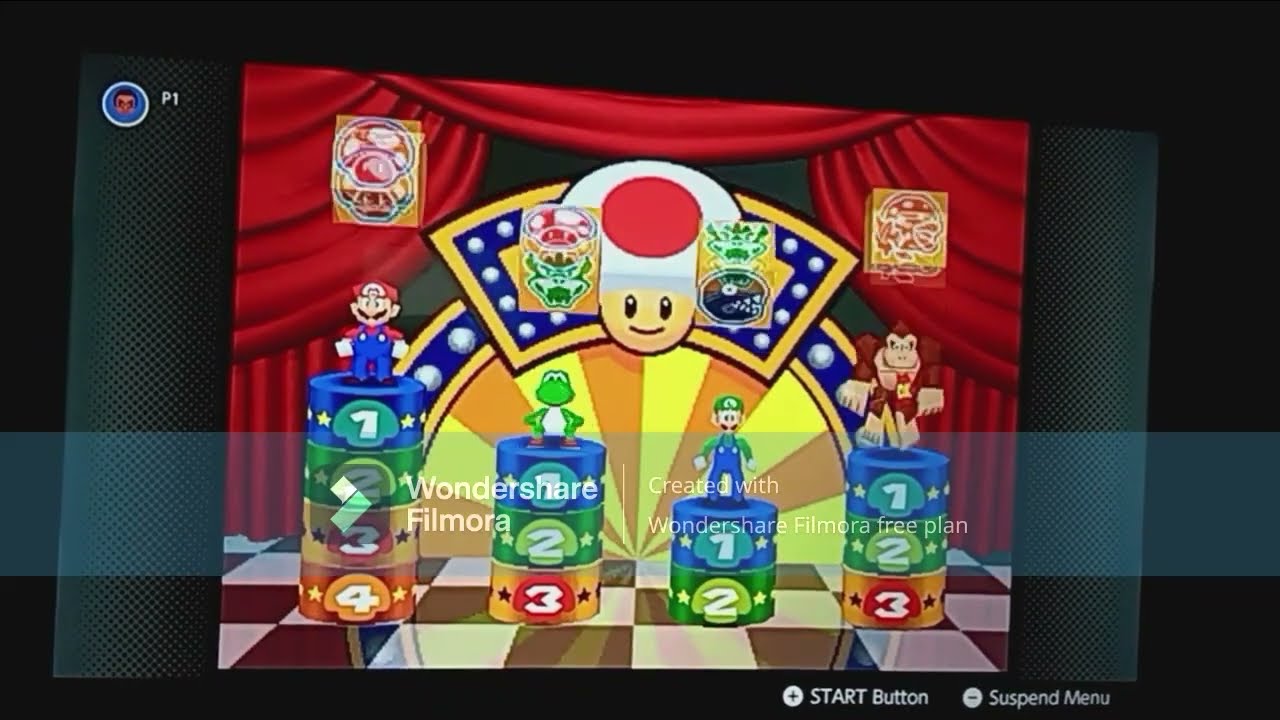 Mario Party 2 (N64 NSO) - Mini-Game Stadium Trial Mode 30 Turns as Mario Part 1: Turns 1-6