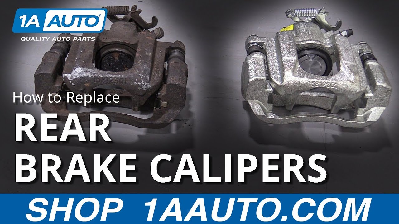 How to Replace Rear Brake Calipers On Any Car! - YouTube