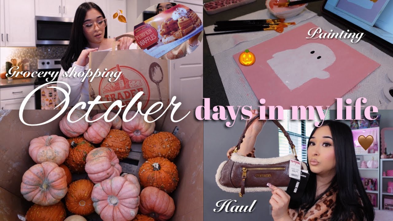 ОКТЯБРЬСКИЕ ДНИ В МОЕЙ ЖИЗНИ🧡🍂: Trader Joe’s, уютная атмосфера, поход за продуктами, рисование и ...