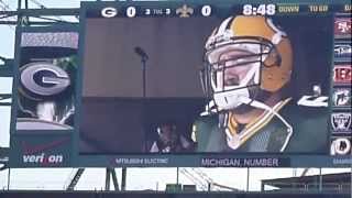 20120930 Green Bay Packers Starting Lineup offence