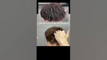 Hướng dẫn tạo kiểu wavy layer cho nam.  #shorts #short #hair #xuhuong #trending #tocnam