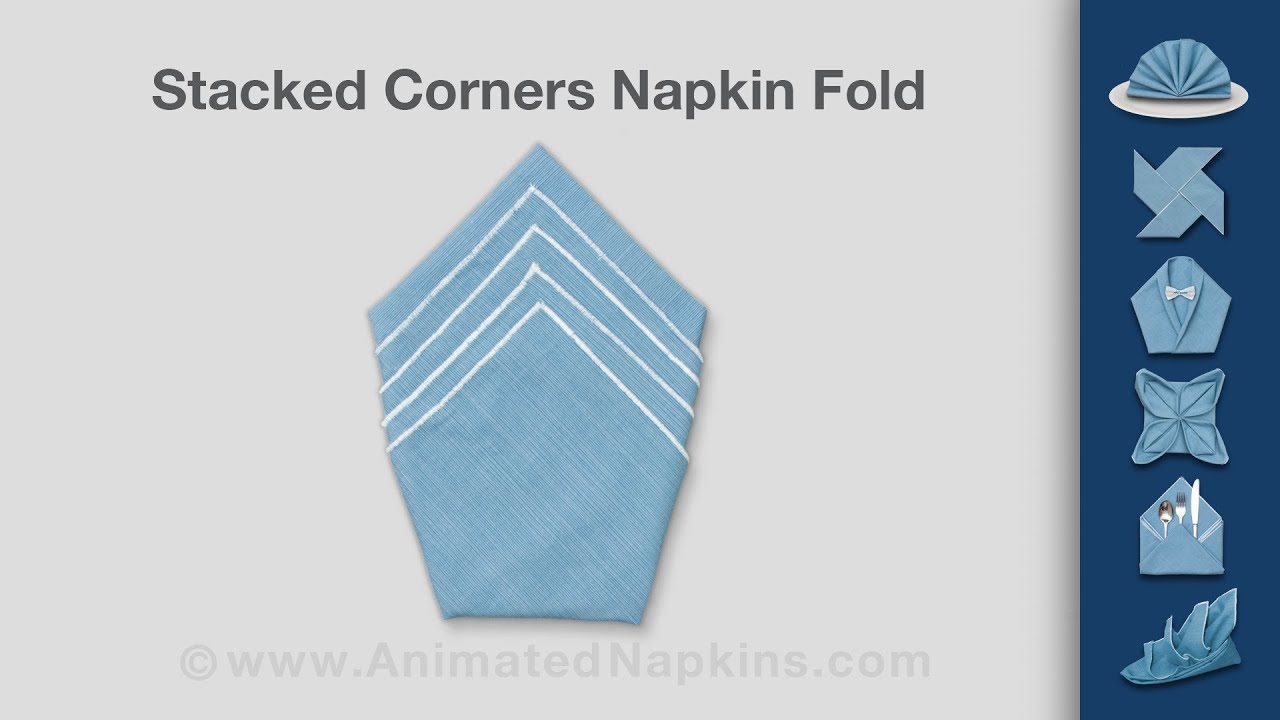 Table Napkin Folding Tutorial - Apps on Google Play