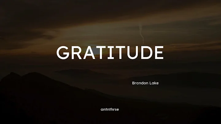 GRATITUDE by Brandon Lake || LYRIC VIDEO || Cover by Genavieve Linkowski