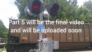 CSX coal train heads westbound of Baldwin part 4