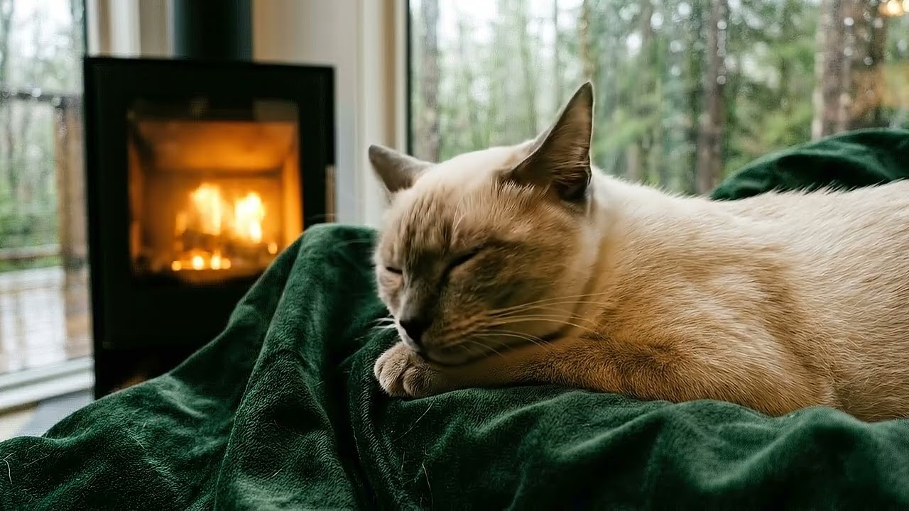 Calming Music for Your Cats - Relaxation, Deep Sleep, Stress Relief, Peaceful Piano Music 2026