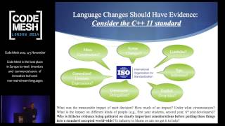 Famous CodeMesh 2014 -  Andreas Stefik - The Programming Language Wars Profile