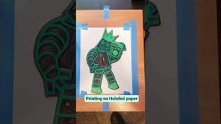 Printing On Holofoil Paper