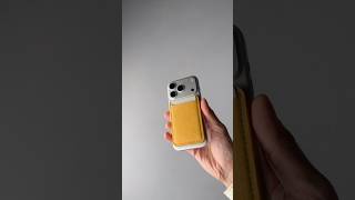 Leather wallet - Vectors, MagSafe compatible.