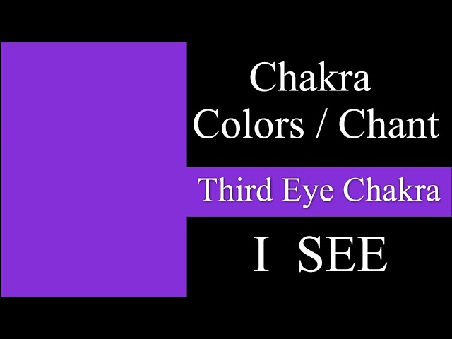 Third Eye Chakra (6): I SEE Chant **ArchAngel Michaels Teachings**